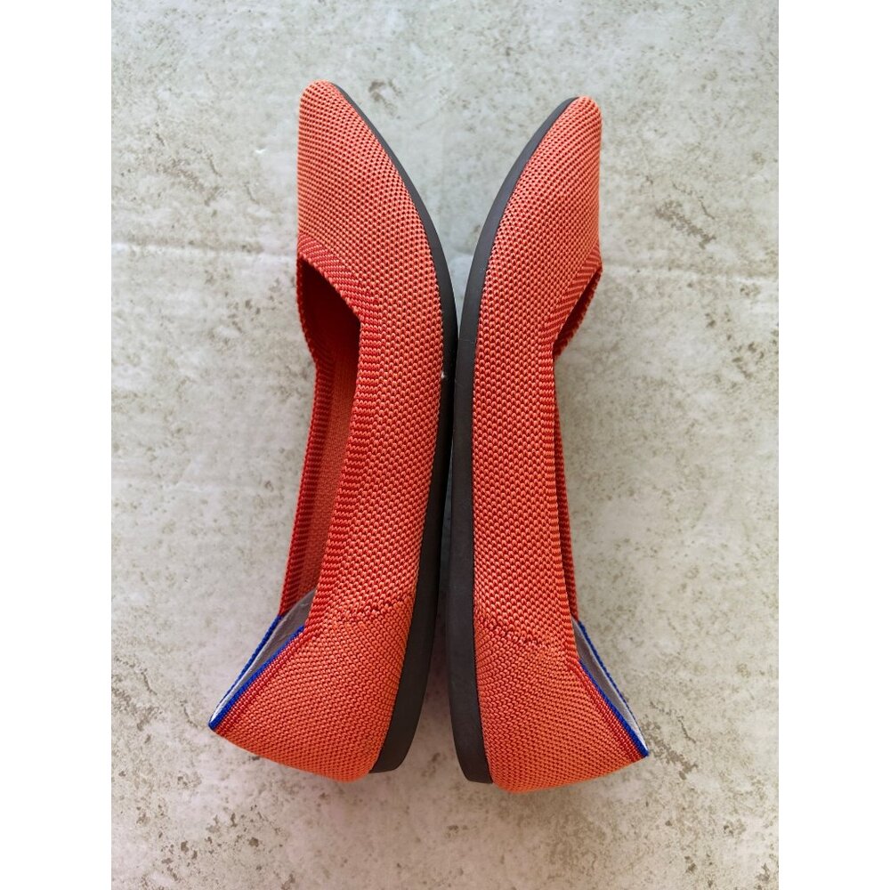 Rothys Pointed-Toe Flats Women’s W6 Orange & Blue… - image 4
